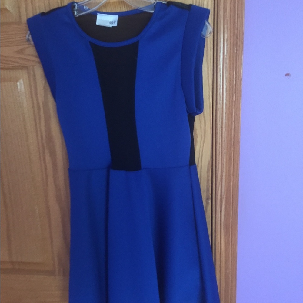 Beautiful skater dress with mesh detailing